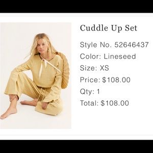 Free People Cuddle Up Lounge Set